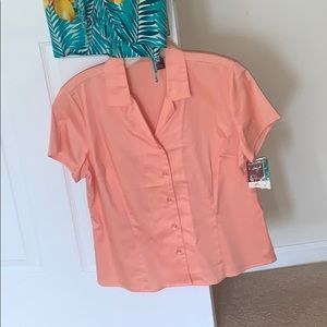 Women’s peach blouse